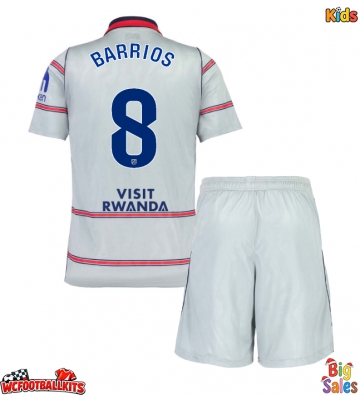 Atletico Madrid Pablo Barrios #8 Replica Third Stadium Kit for Kids 2026-27 Short Sleeve (+ pants)